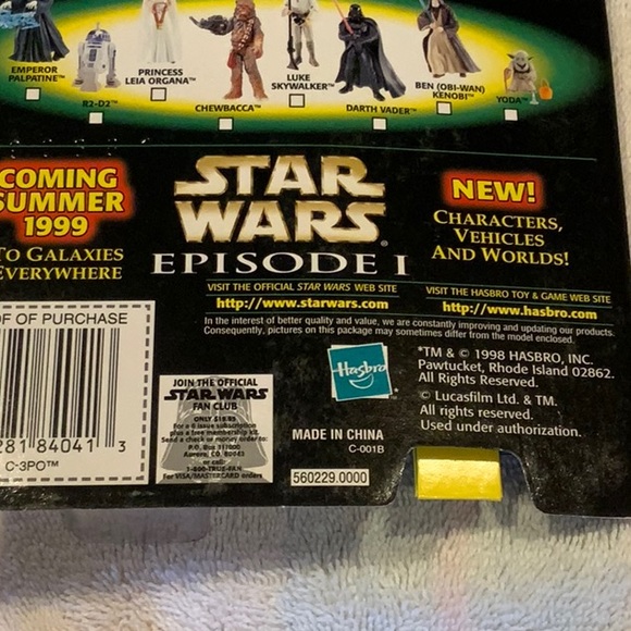 1998 Hasbro Star Wars the power of the force C-3PO action figure - Picture 5 of 6